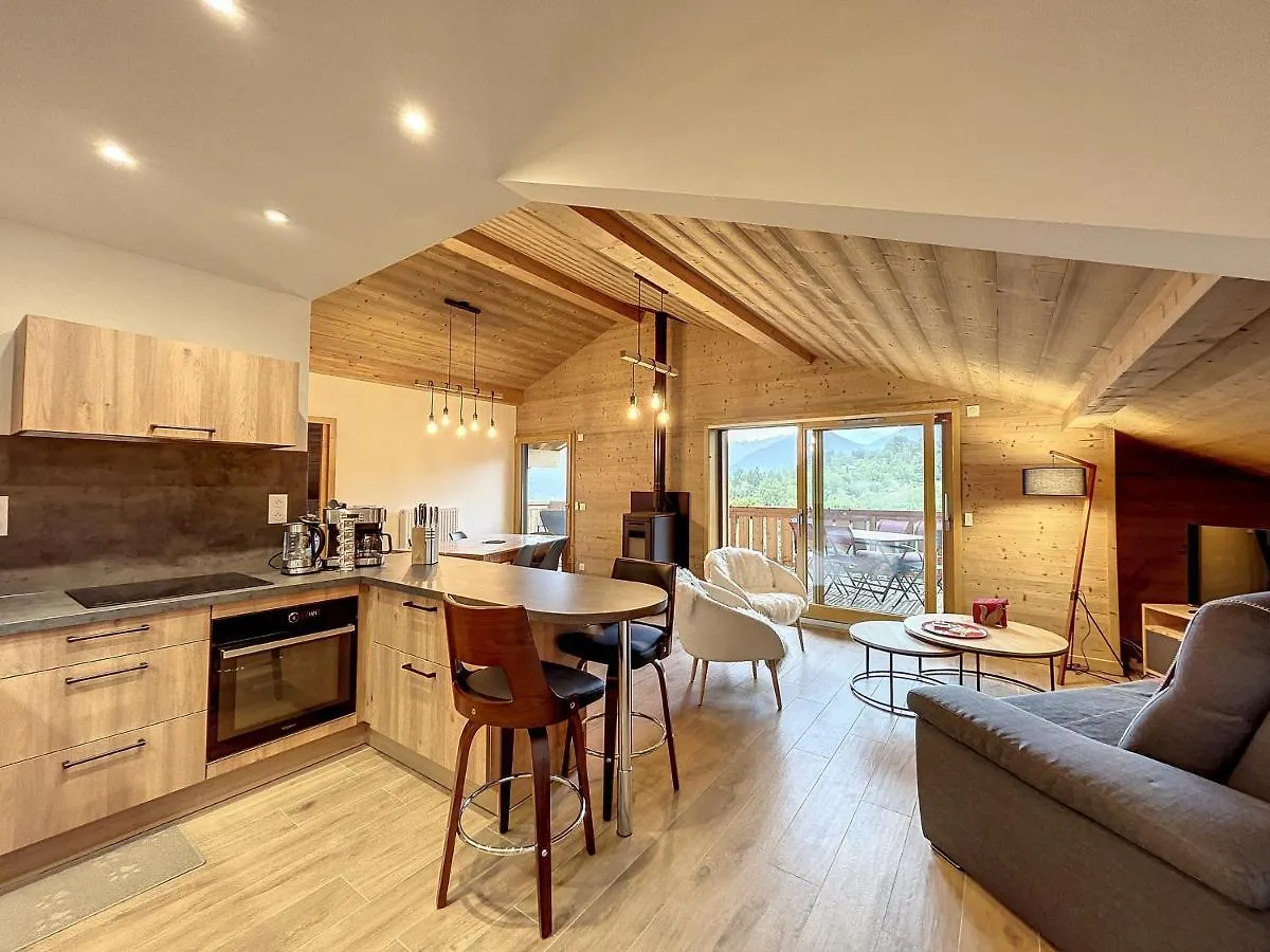 Appartement Neuf Avec Vue Mont Blanc, Parking Et Wifi A Combloux - Fr-1-560-113